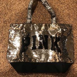 BRAND NEW | VICTORIA SECRET SEQUIN TOTE BAG
